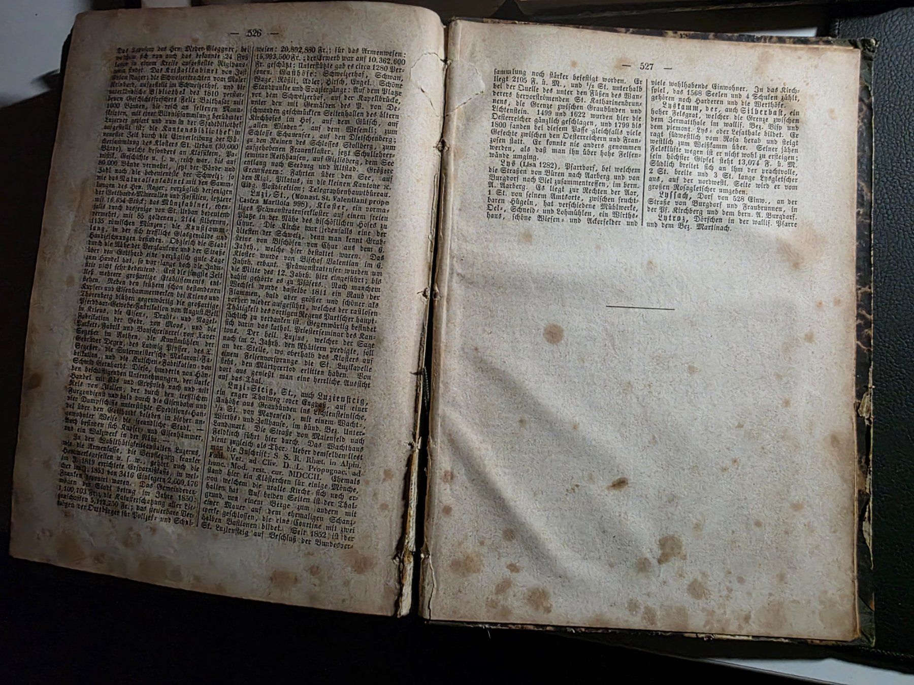 Bücher: Hand Lexikon Schweizerische Eidgenossenschaft 1856 – Gebraucht aus Walterswil BE von Lonitti 7