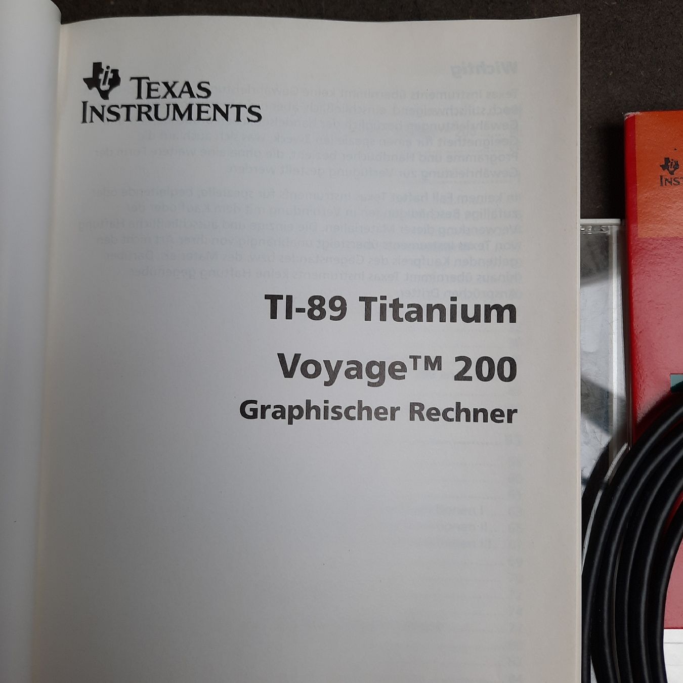 Texas Instruments Calcolatrici tascabili: Taschenrechner, Graphischer Rechner TI - 89 Titanium – Usato da Nottwil venduto da mar_jqm7 4