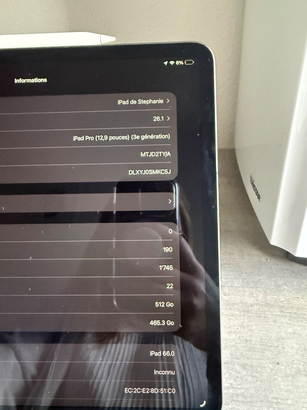 Apple Tablet PC: iPad Pro 12.9 512GB – Gebraucht aus Meyrin von Steph_g28 8