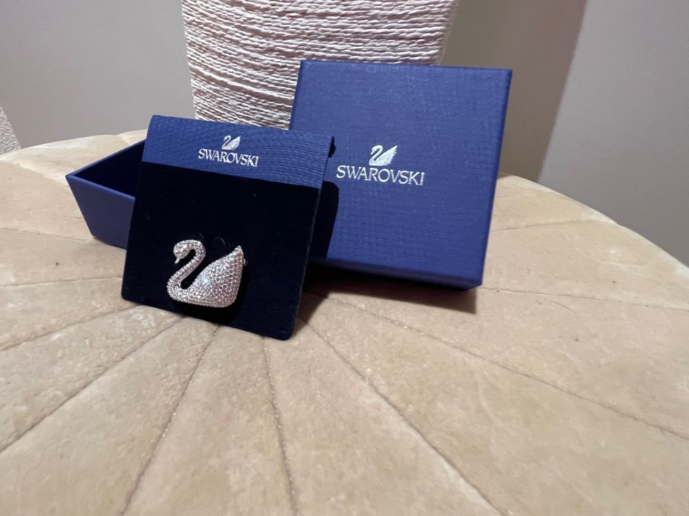 Schmuckset Damen Mit Schwan-Motiv – Halskette, Armband & Ring Aus Legierung Mit Kunstperlen