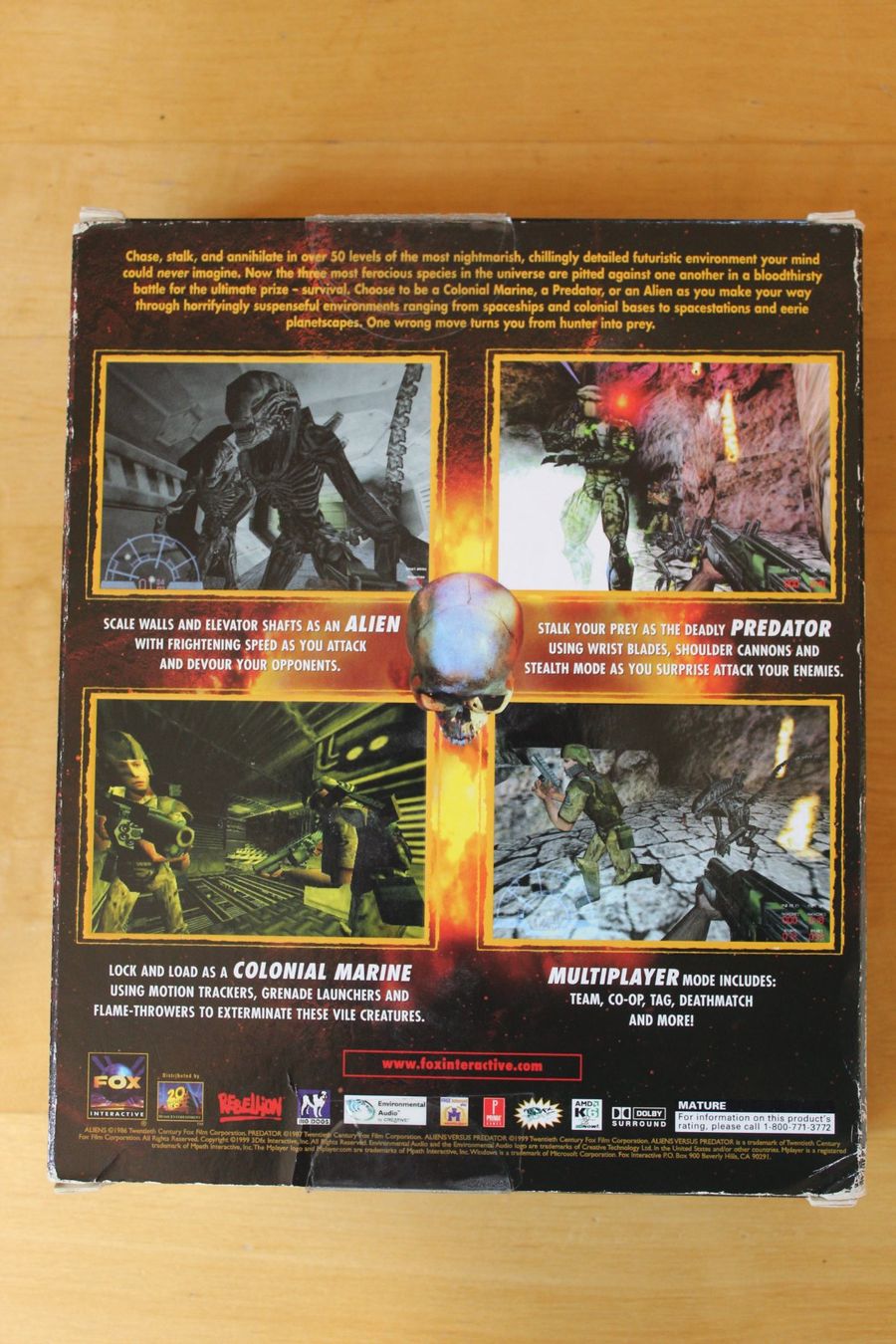 Spiele: Aliens VS Predator PC CD-ROM Big Box Edition US Version – Gebraucht aus Saignelégier von Chocobarde 2