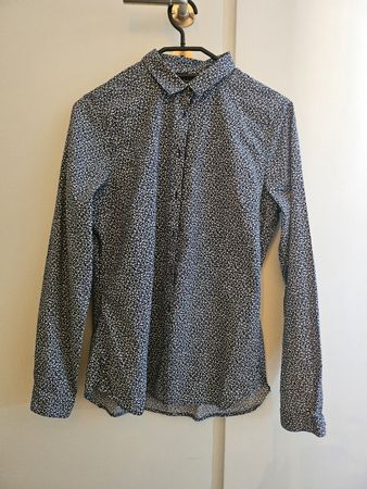 Tommy Hilfiger Hemd Damen blau/weiss Grösse 8 Fitted
