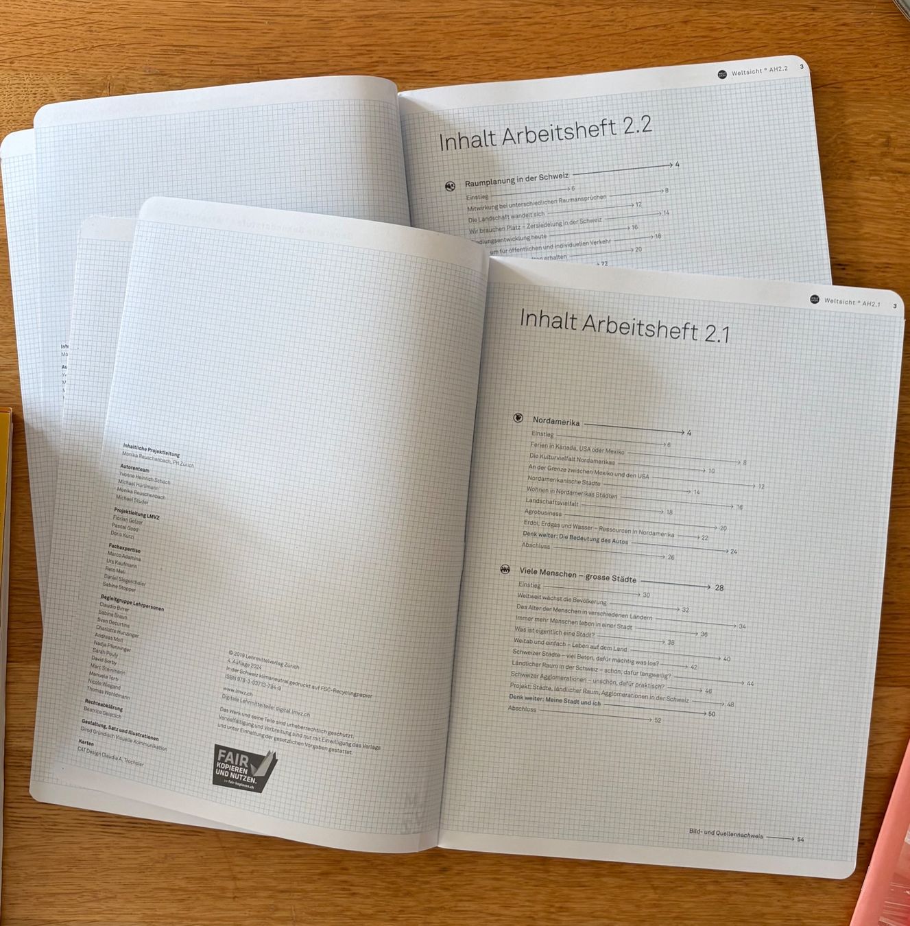 Livres: Weltsicht Arbeitsheft 2.1 & 2.2 – Neuf (Voir description) à Bauma par Lieverd01 1