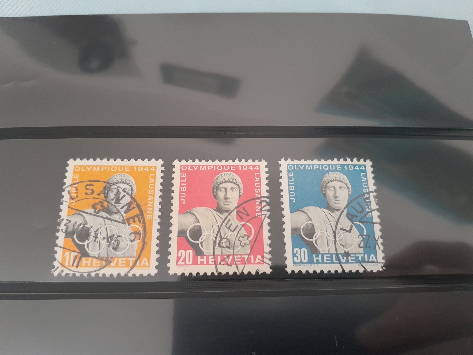 Tutti i francobolli: Schweiz Michel 428-430 – Usato da Marly venduto da globetrotter1723