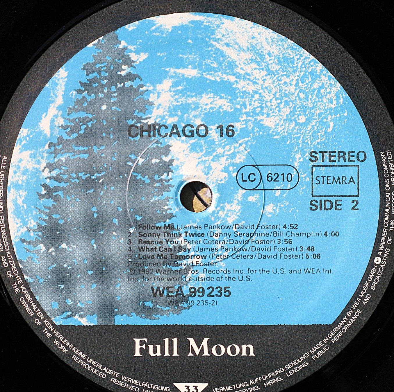 Dischi in vinile: CHICAGO "Chicago 16" LP in VG+ – Usato da Monthey venduto da Pingmub 4