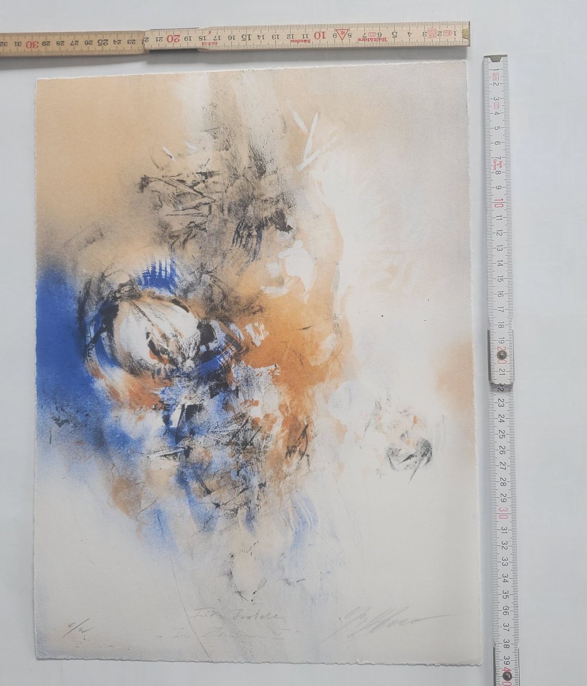 Grafica & Litografie: Originale Kunst Abstraktes e/a handsigniert betitelt Widmung – Usato da Opfikon venduto da Diversamente 1