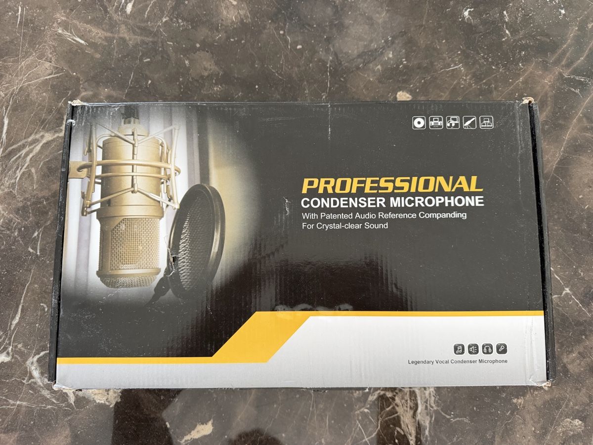 Microfoni: Professional Condenser Microphone Set With Sound Card  – Nuovo (secondo la descrizione) da Muri b. Bern venduto da nap_br62