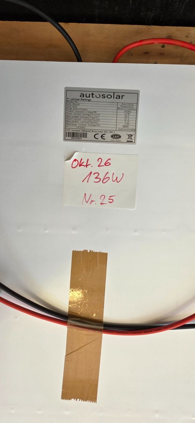 Panneaux solaires: 160W Flexpanel – D'occasion à Oetwil am See par AutoSolar 3
