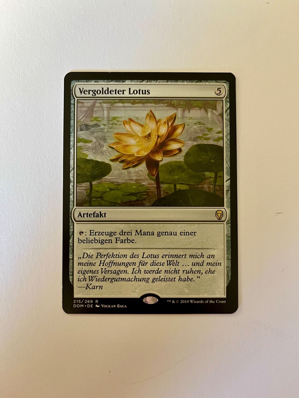 Magic The Gathering Cartes à collectionner: MTG - Vergoldeter, Lotus - Dominaria - DE – D'occasion à Wangen an der Aare par SG94