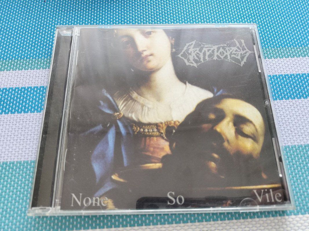 CD: CRYPTOPSY None so vile CD 2000 Carcass Morgoth Suffocation – Usato da Gersau venduto da pjs_687j