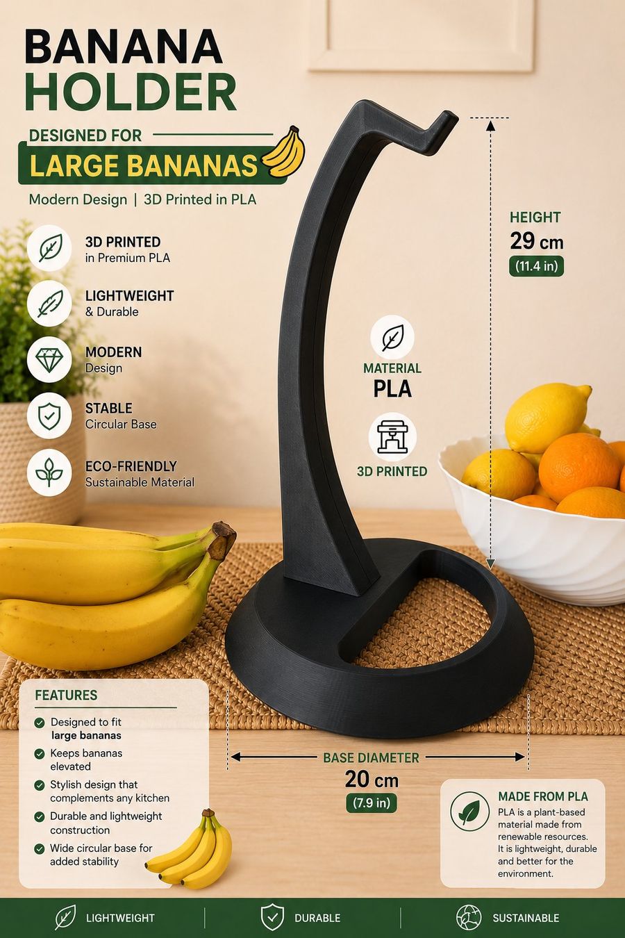 Fixations: Großer Bananenständer – Neuf (Voir description) à Mellingen par CalixtoBox 1