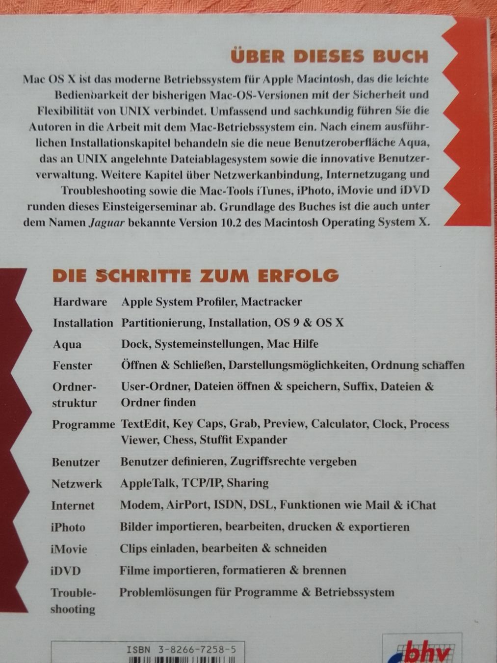 Libri: Mac OSX Buch – Usato da Ebmatingen venduto da swiss.canadian 1