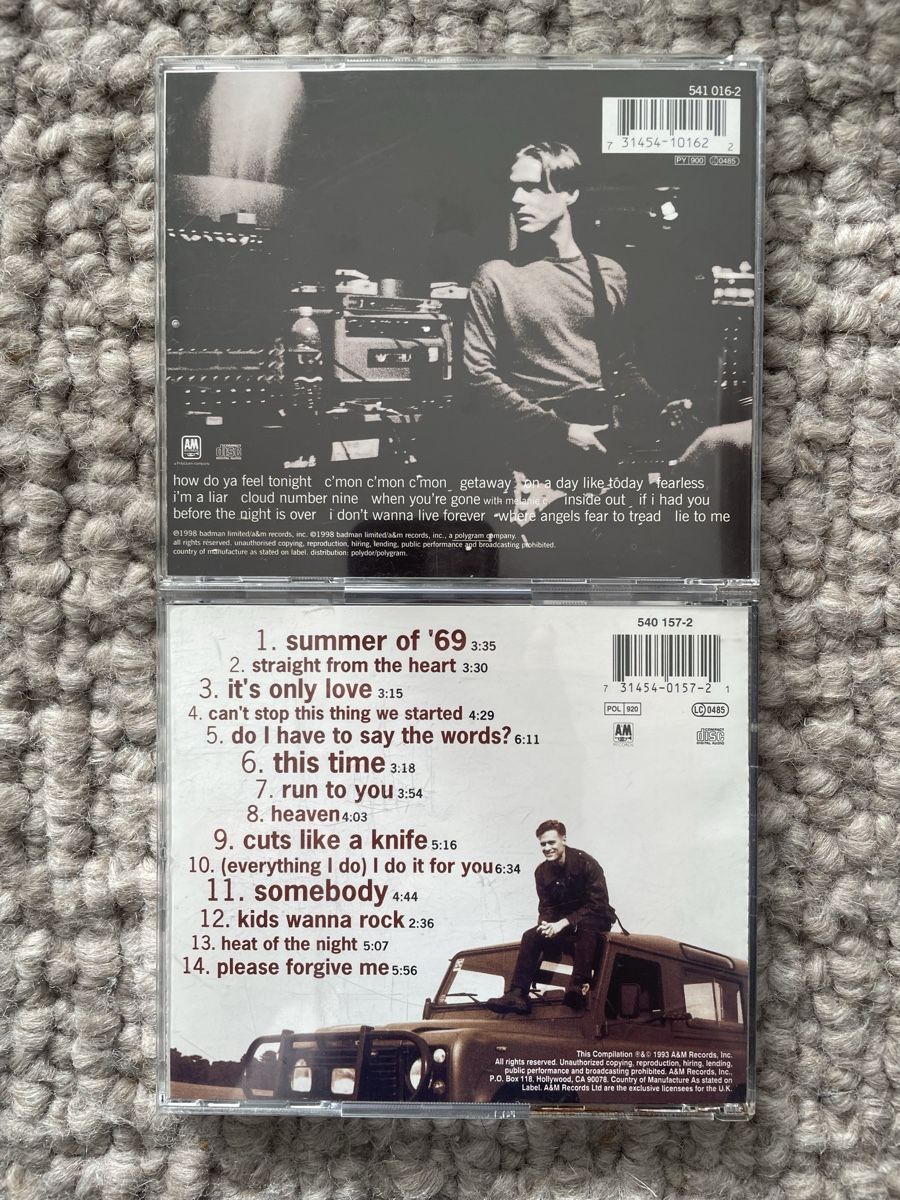 CDs: 2x Bryan Adams – D'occasion à Reinach AG par trigger7811 1