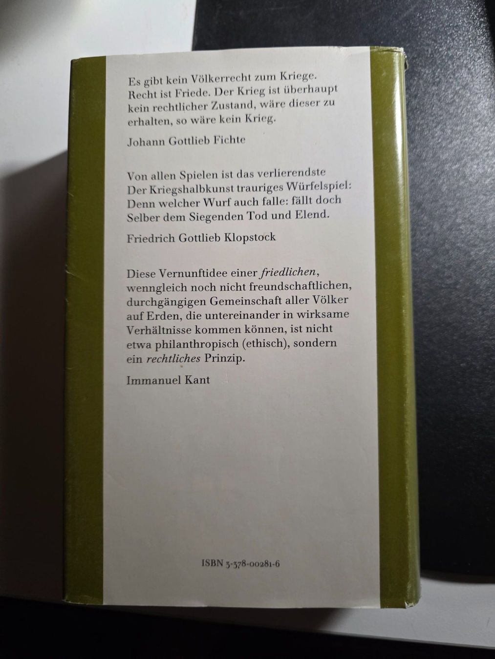 Libri: Ewiger Friede? - Dokumente der dt. Diskussion um 1800 - 1989 – Usato da Walterswil BE venduto da Lonitti 4