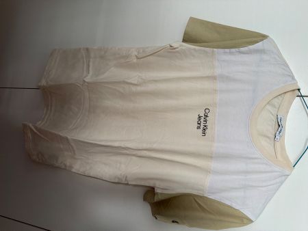 T-shirt Calvin Klein Jeans bloc de couleur taille 16ans