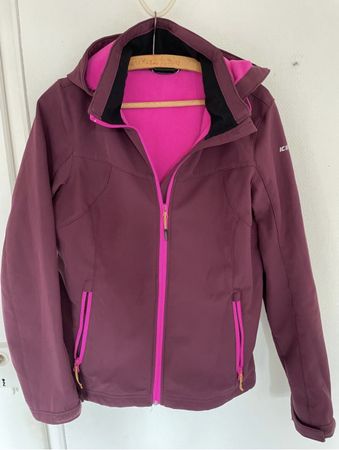 ICEPEAK SOFTSHELL JACKE, BORDEAUX-PINK, GR. 38/M