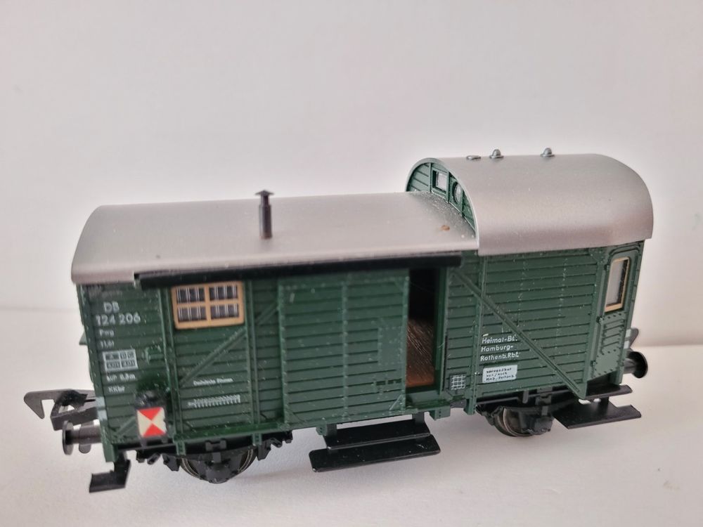 JOUET ANCIEN - Wagon fourgon Fleischmann allemand sans boggie