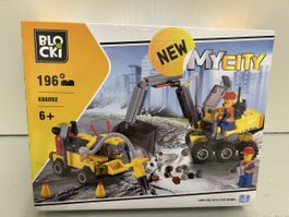 Blocki MyCity Bauset KB6092, 196 Teile, Neu, ab 6 J.