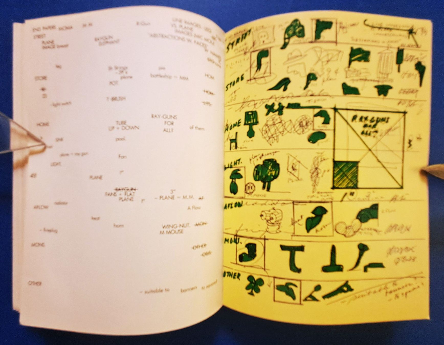Bücher: Claes Oldenburg - Notes in Hand. Erstausgabe 1971 – Gebraucht aus Zürich von archiphil 8