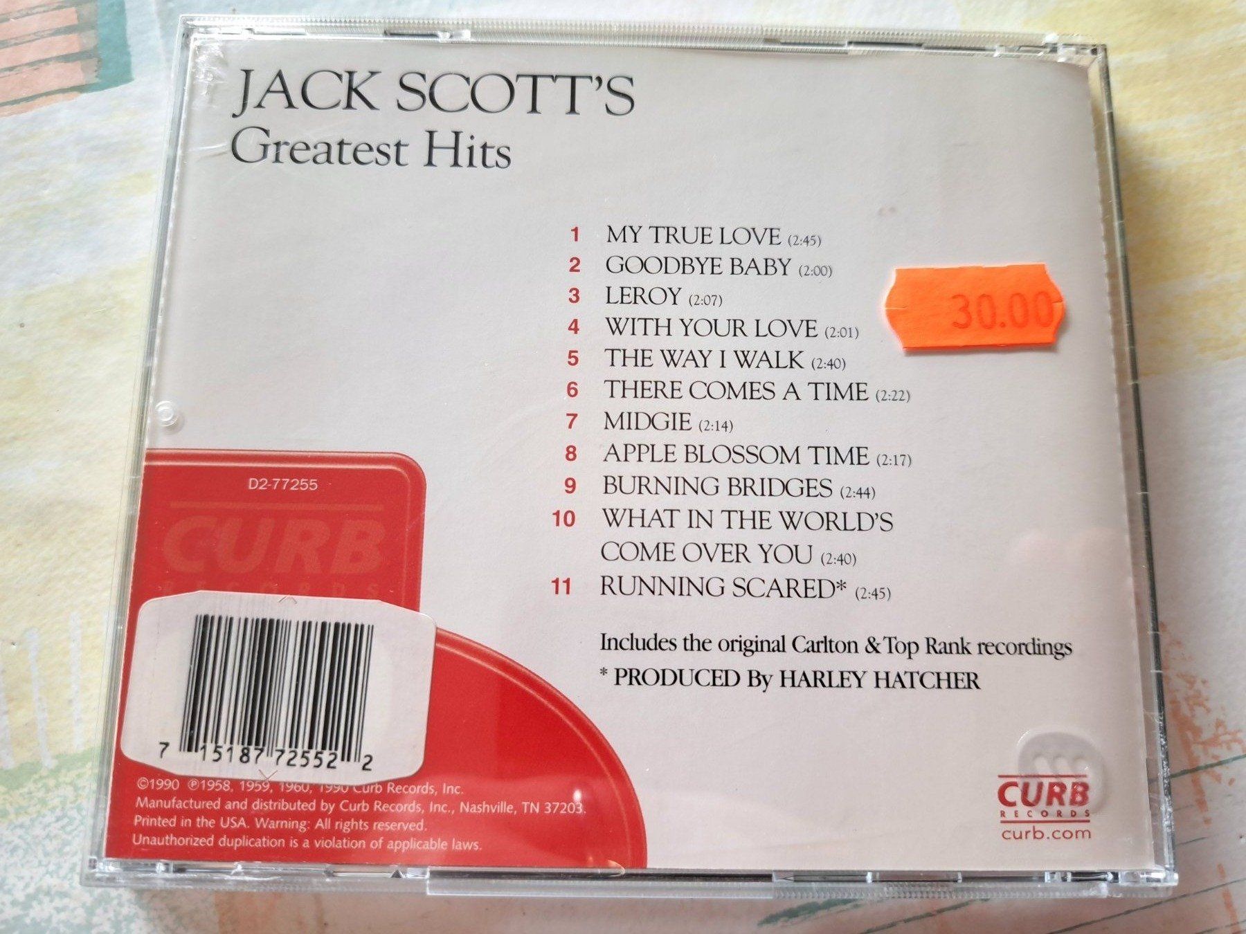 CDs: CD Jack Scott's greatest hits  – D'occasion à Pully par bro_n52j 1