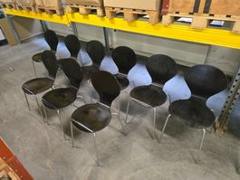 9x Designer Danerka Rondo Sitzungsstühle stapelbar ab 300.-