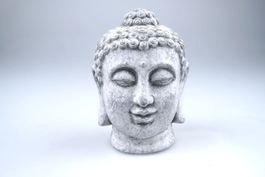 Buddha-Kopf-Skulptur