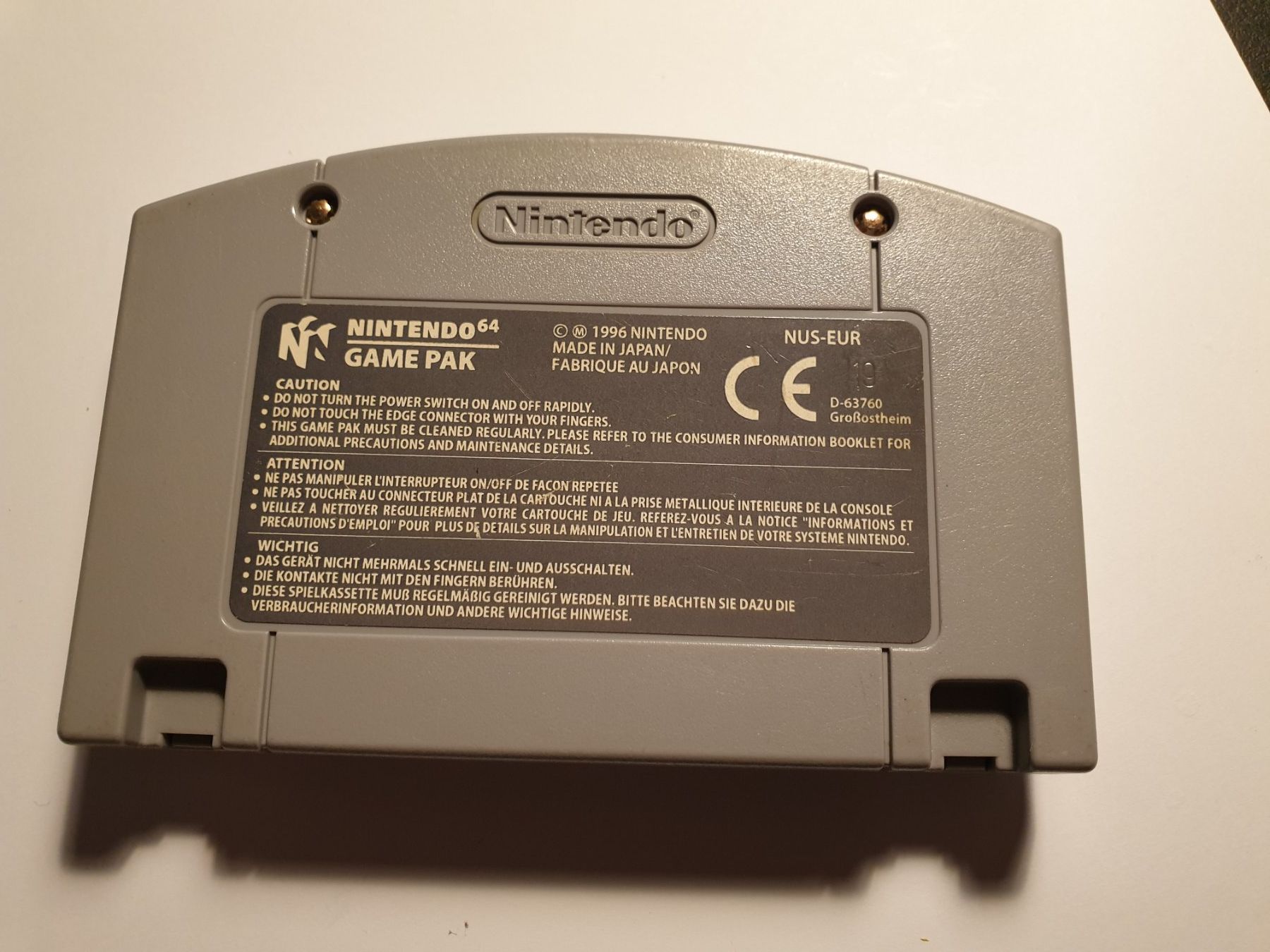 Giochi: Blast Corps - Nintendo 64 N64 – Usato da Rain venduto da Laupia 1