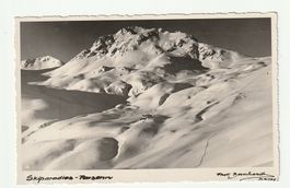 Ansichtskarte Skiparadies Parsenn Davos gelaufen 1934