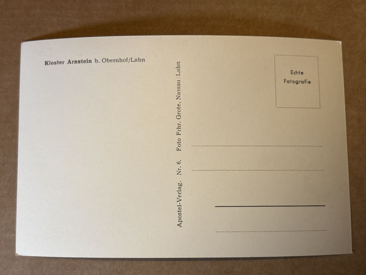 Cartoline postali: AK von Kloster Armstein – Usato da Rümlang venduto da Kartenpost1 1