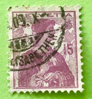  Nr.122 Brustbild der Helvetia mit Schwert GESTEMPELT    