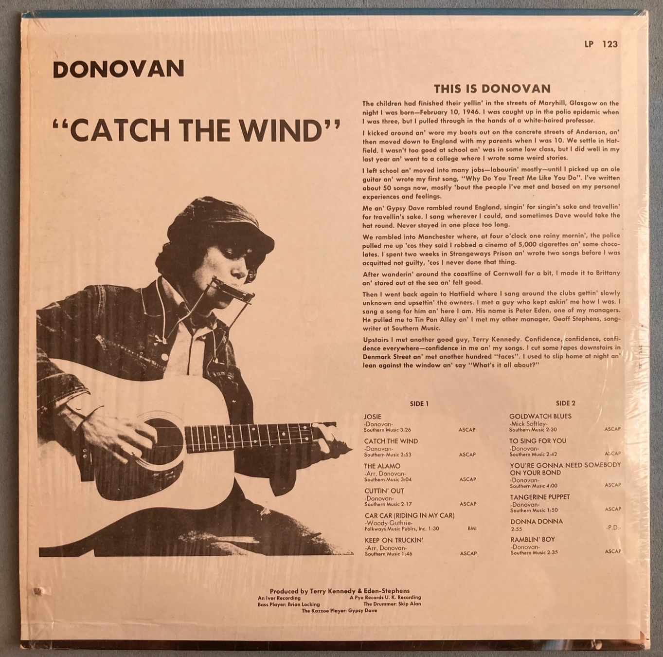Vinyles: DONOVAN - CATCH THE WIND – D'occasion à Poliez-Pittet par Newtown-Records 1
