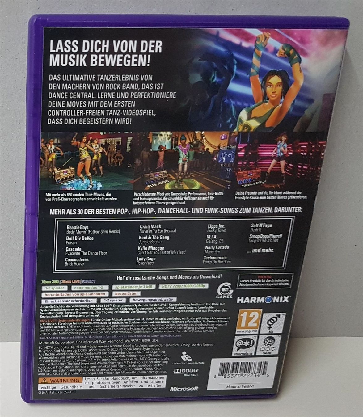 Microsoft Giochi: 😎Dance Central Kinect Xb 360 – Usato da Schüpfheim venduto da Games_Spielkonsolen 2