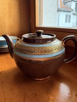 Antique Sadler Teapot Staffordshire England