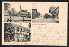 Mühleberg, Kirche, Fachwerkhaus, Strass