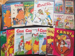 Lot de 16 livres pour enfants vintage - Candy,Casimir...