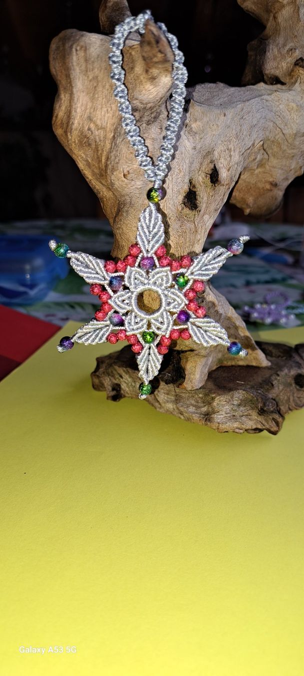 Alle Dekorationen: Makramee - Weihnachtsstern – Neu (gemäss Beschreibung) aus Plagne von Reticulum01 2