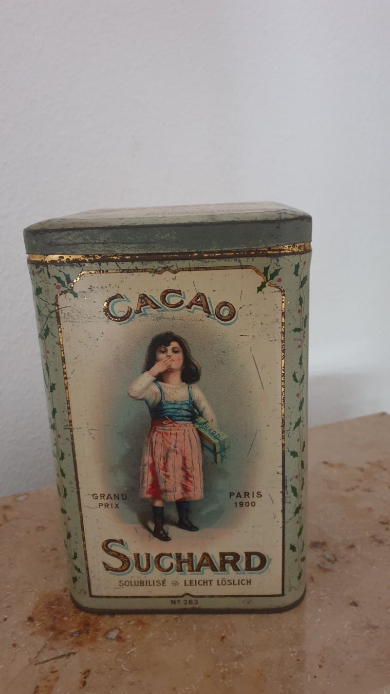 Tutte le decorazioni: Antike Suchard-Milka-Cacao Dose – Usato da Schupfart venduto da Peggy2002 1