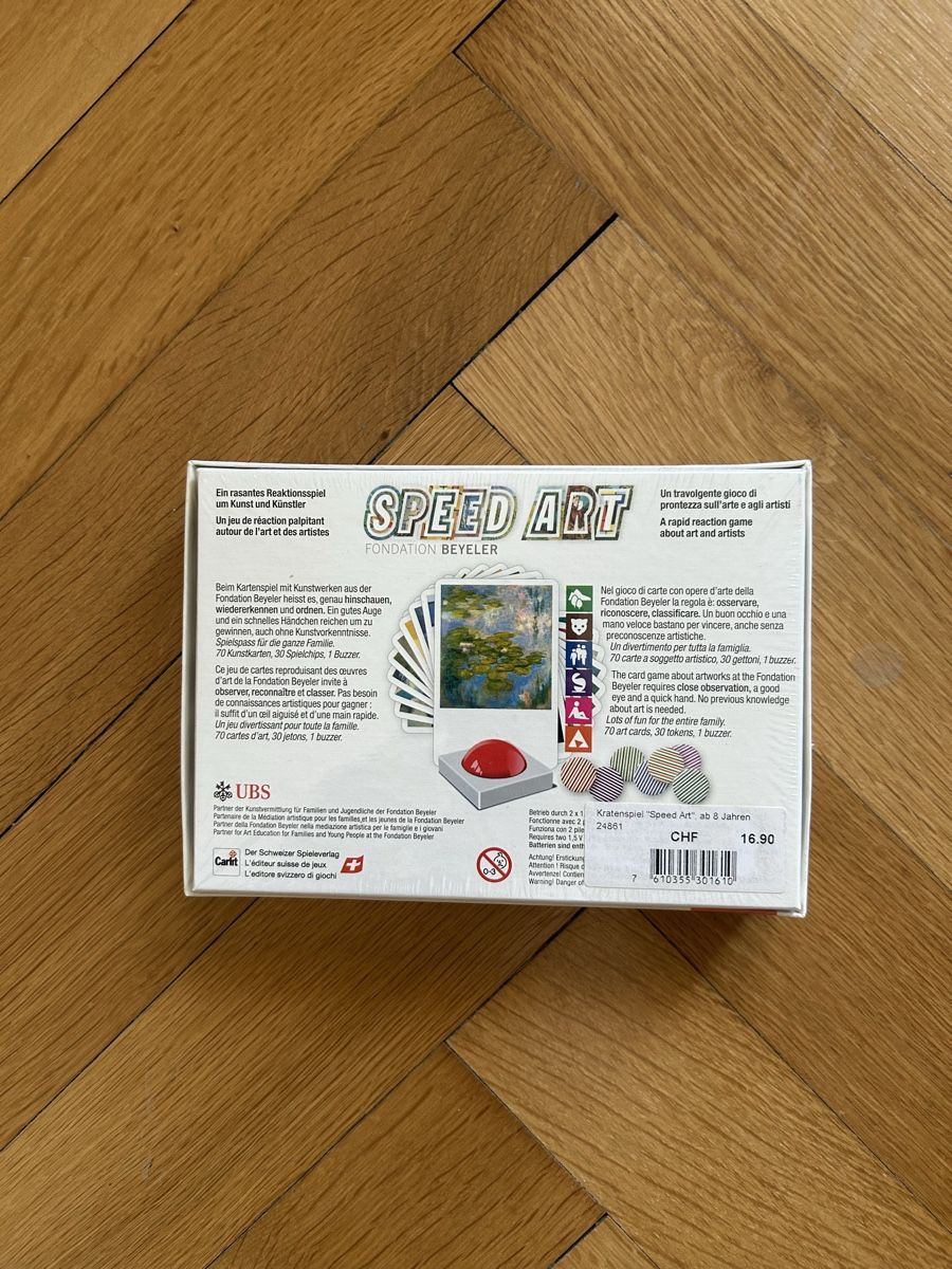 Giochi: Spiel Speed Art neu – Nuovo e nell'imballaggio originale da Basel venduto da stb_27 1