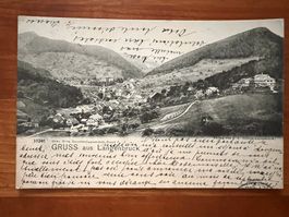 Postkarte Langenbruck Dorf 1902 Litho (P564)