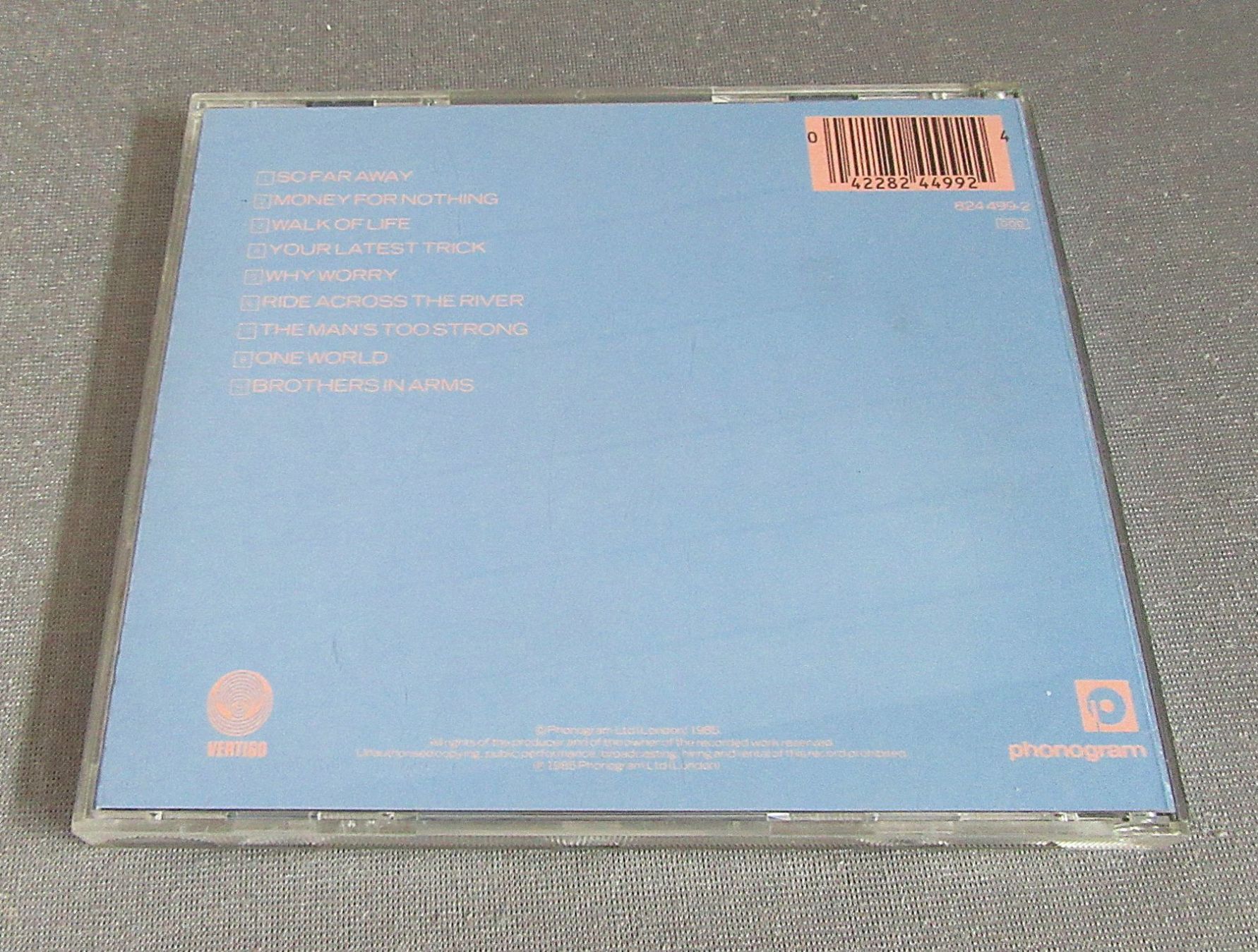CD: CD - Dire Straits - Brothers In Arms – Usato da Auenstein venduto da Padabimbim 1