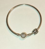 Pandora Armreif "Your melt my Heart" , Charm "18" , Länge 17