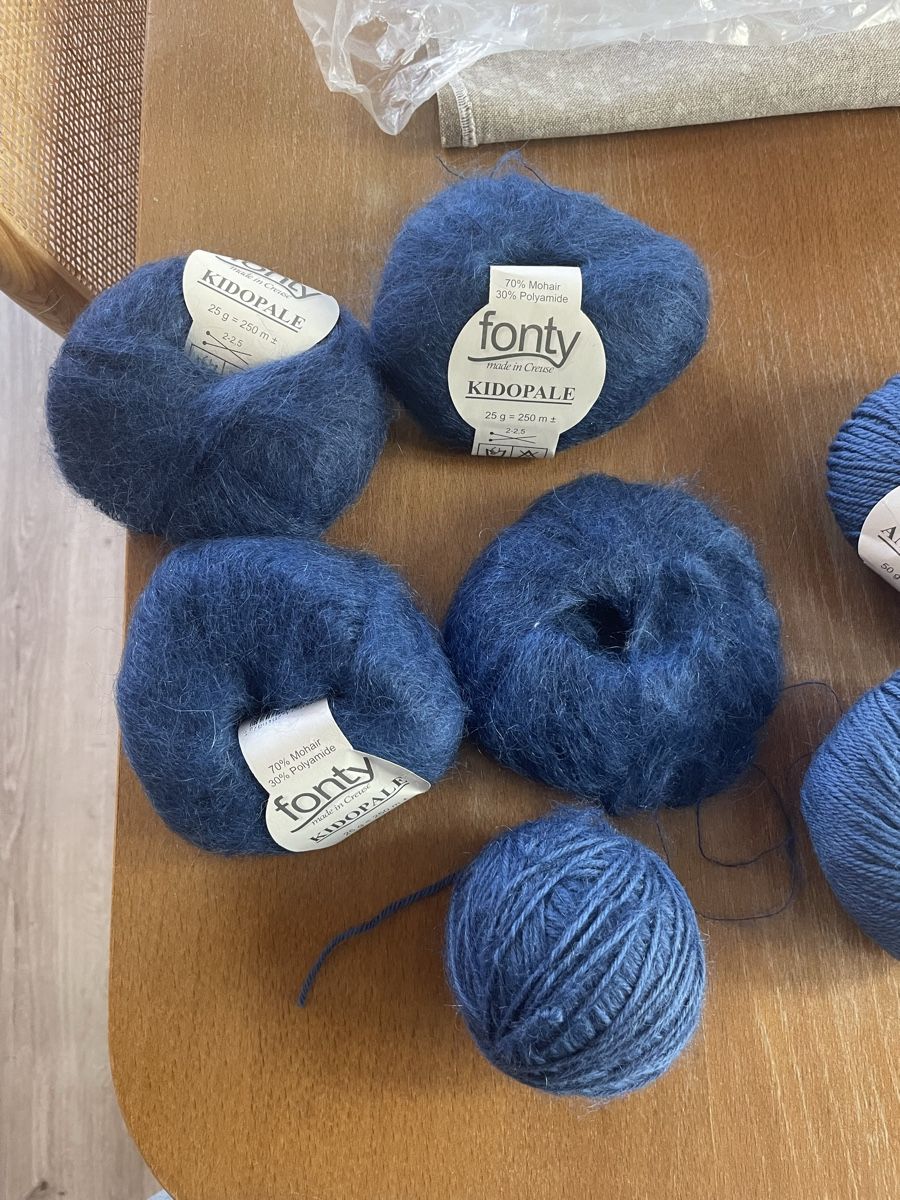 Fonty Lana: Wolle Fonty blau – Nuovo e nell'imballaggio originale da Winterthur venduto da Fabelhaft123