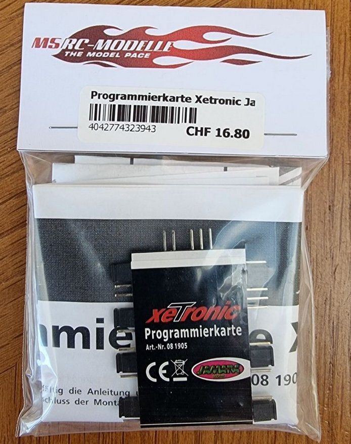 RC Modellbau: Programmierkarte Xetronic – Neu und originalverpackt aus Trélex von Arnaudyak 1
