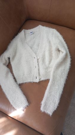 festliches Bolero (Hochzeit) weiss gr S