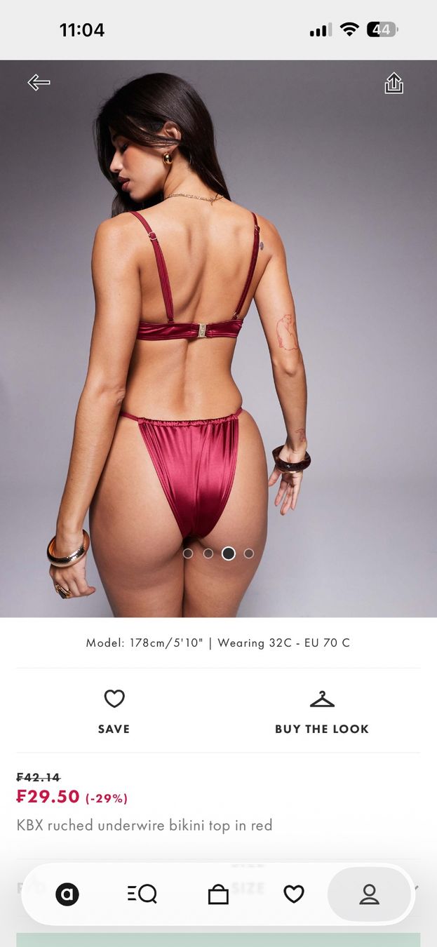 Costumi da bagno & Bikini: Rotes samt Bikini – Usato da Rupperswil venduto da vvaneyx 2