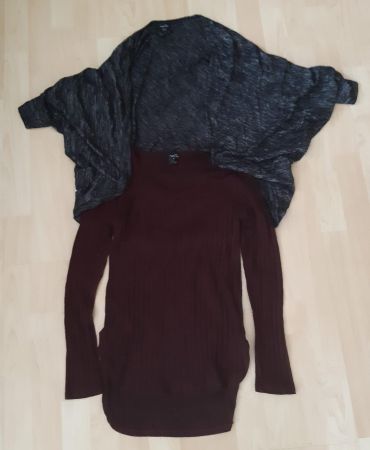 Damen Bluse + Jacke, Gr. M, Marke: RUE 21