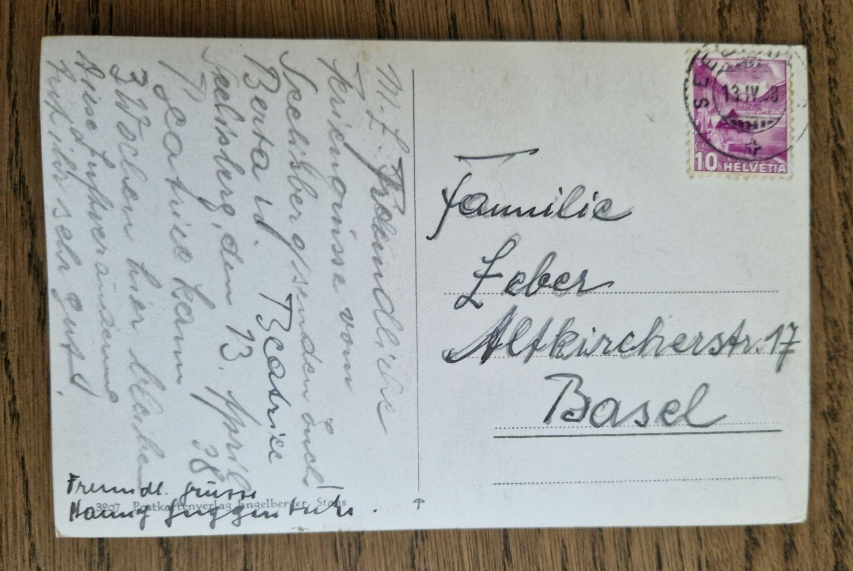 Cartoline postali: Seelisberg mit den Mythen 1937 – Usato da Ebikon venduto da Donar50 2