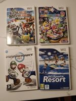 4 Nintendo Wii Spiele Mario Kart Party Sport Set