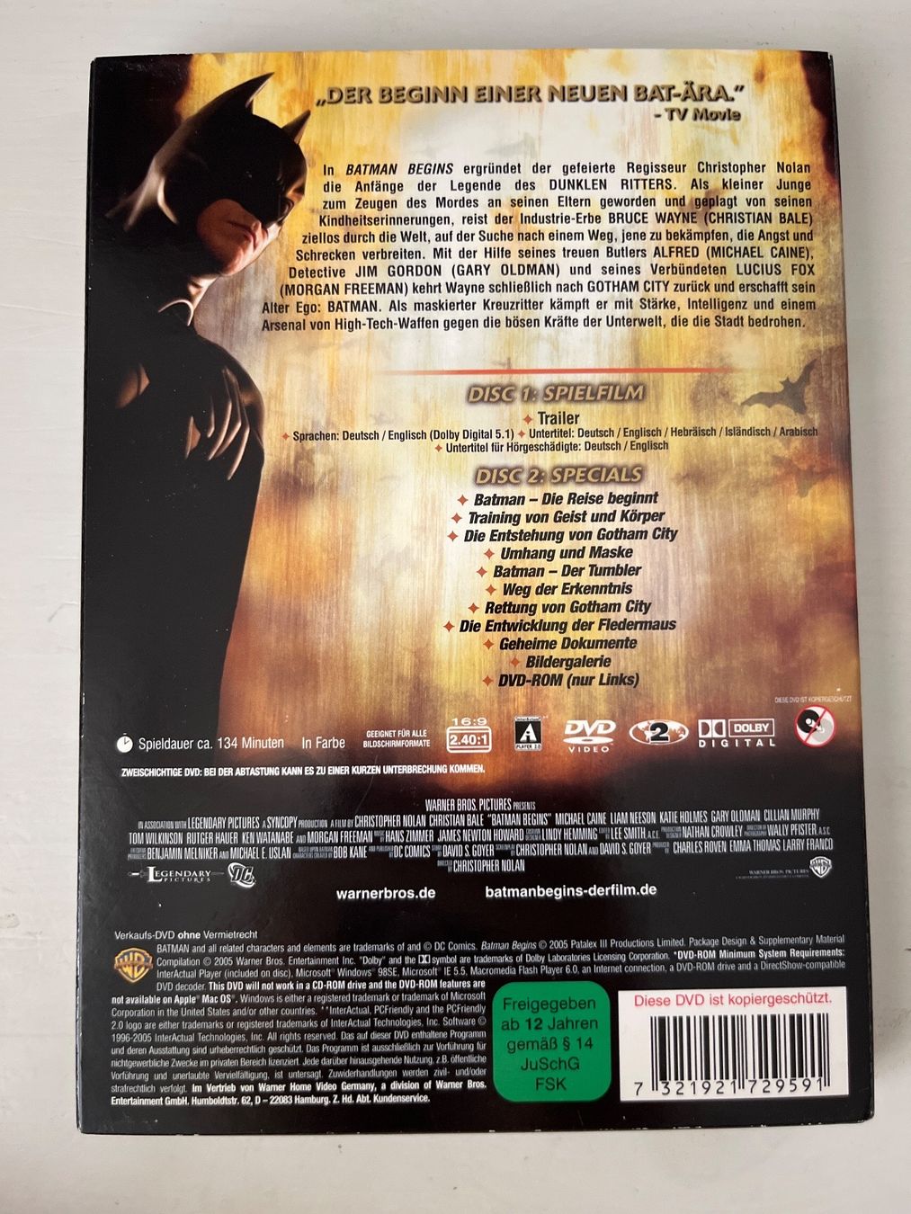 Tutti i DVDs: Batman 1-3, DVD 📀 – Nuovo (secondo la descrizione) da Sierre venduto da black.box 2