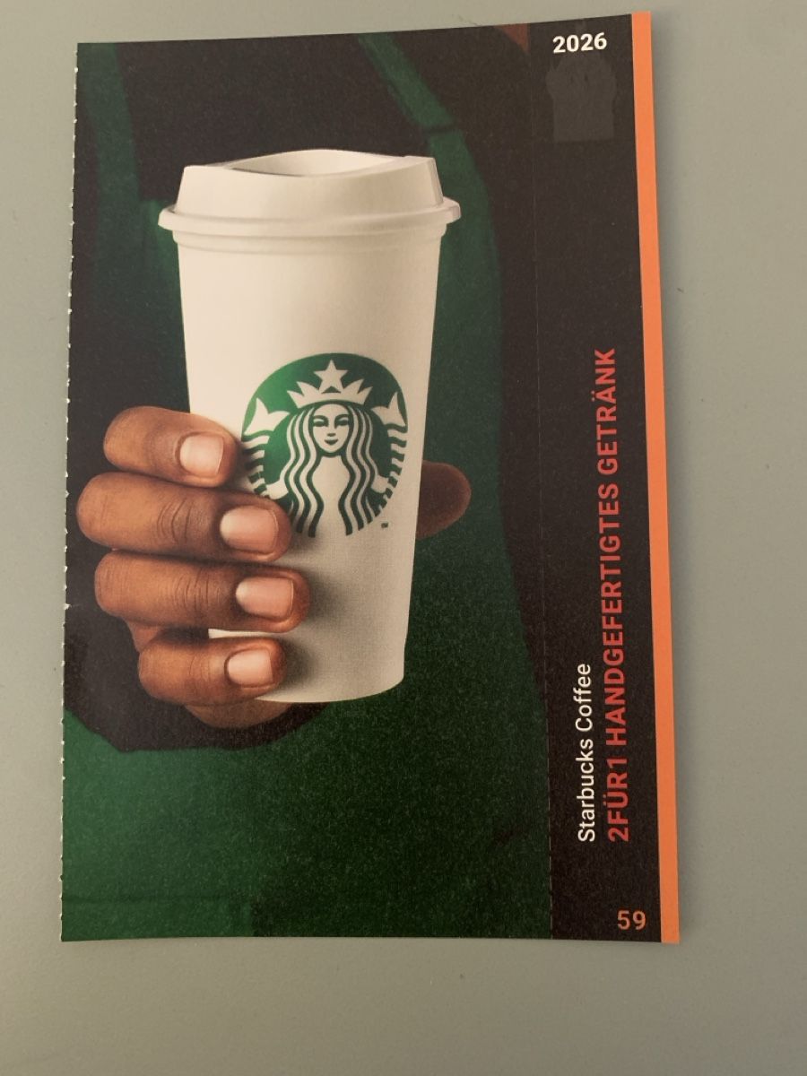 Buoni: 2für1 Starbucks Baden, Getränk – Nuovo e nell'imballaggio originale da Attelwil venduto da TaraLee